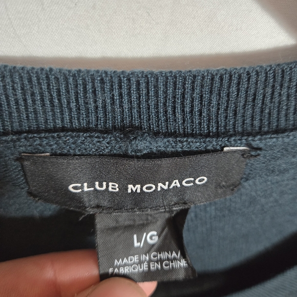 Club Monaco Women's green Sweater - Picture 3 of 6